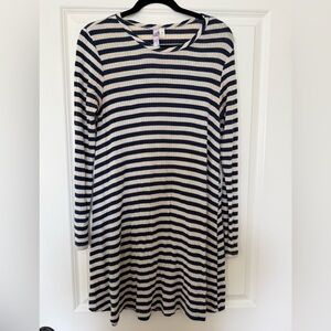 Francesca’s Striped Long Sleeve Dress